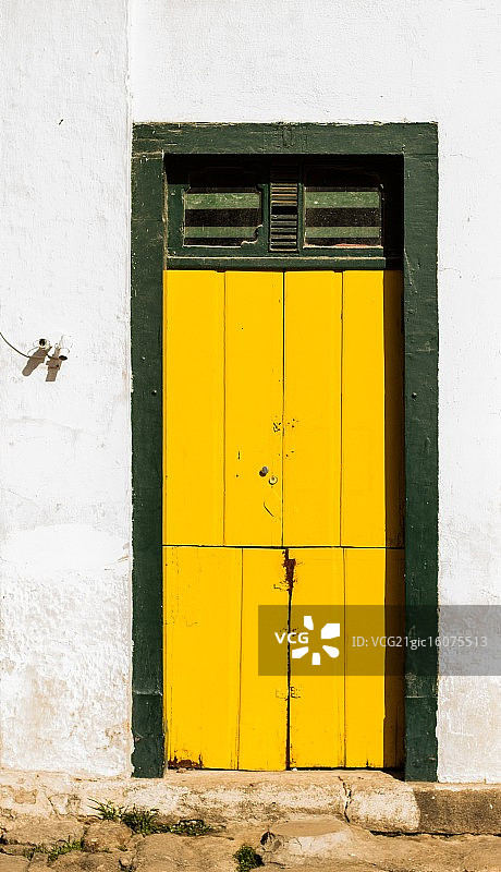 巴西里约热内卢帕拉蒂的古老门扉图片素材