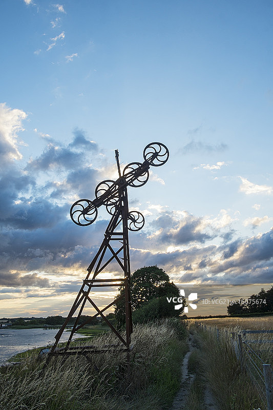 Alresford Creek旧采石场滑轮图片素材