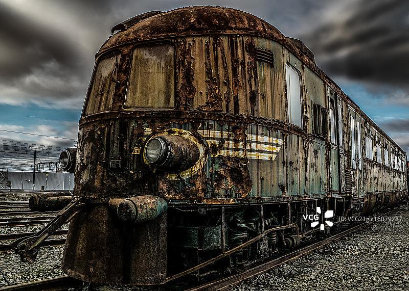 废弃的东方快车图片素材