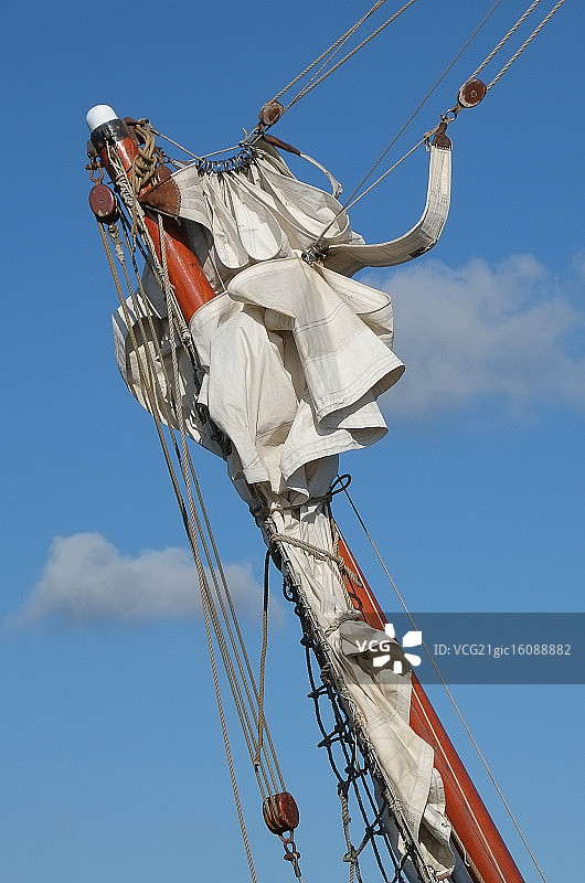 船首斜桅图片素材