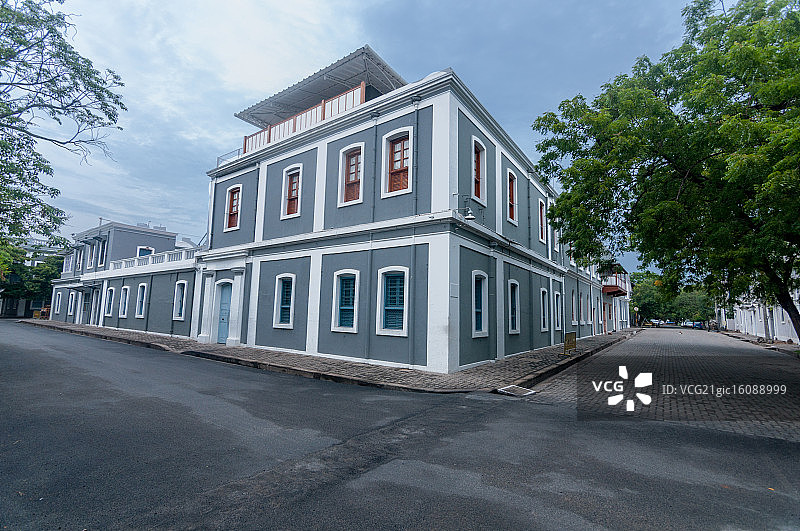 旧法属殖民地-本地治里图片素材