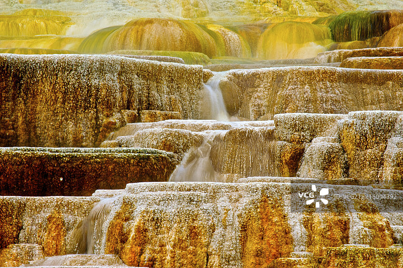 猛犸温泉图片素材