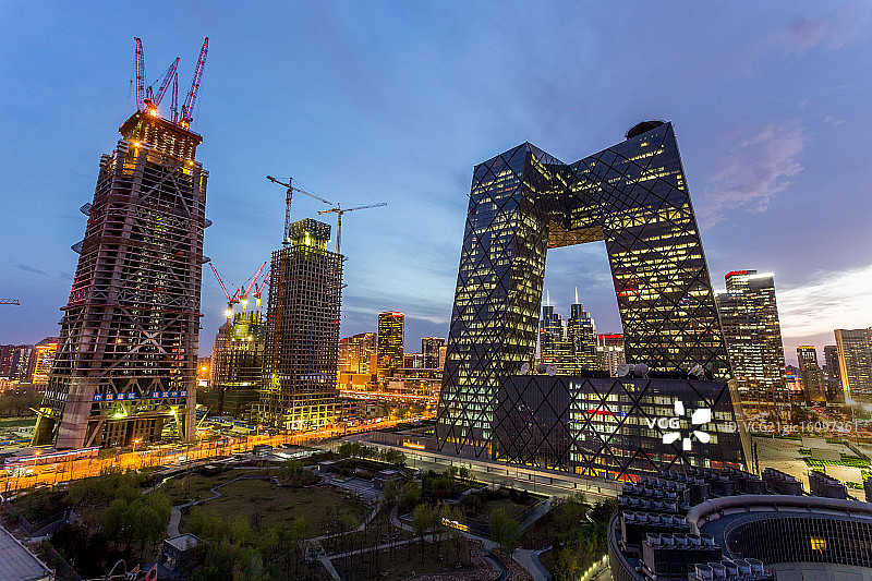 中国中央电视台新址图片素材