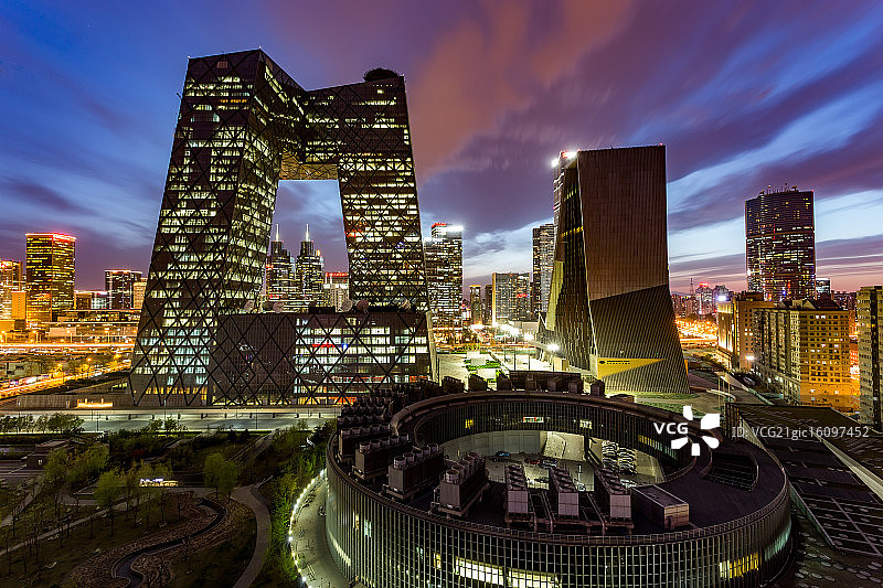 中国中央电视台新址图片素材