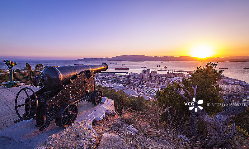 直布罗陀海峡图片素材