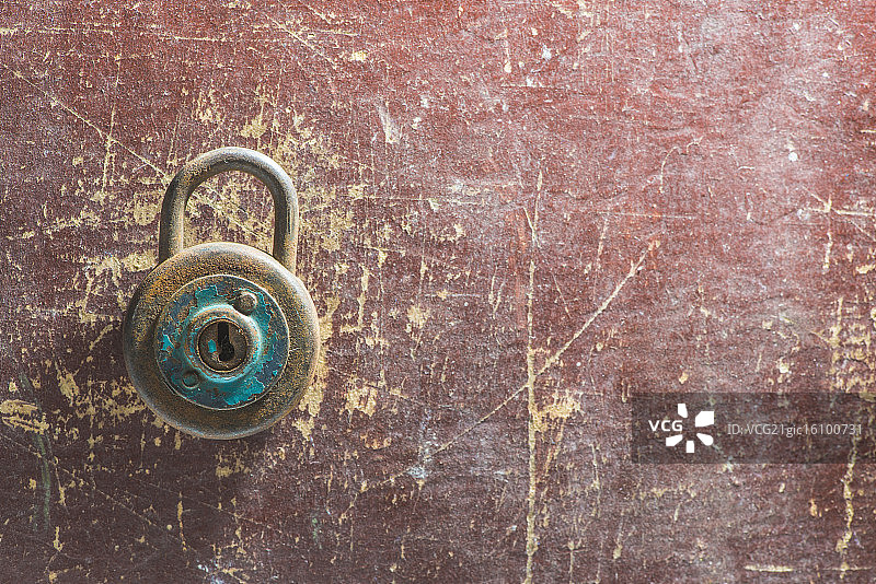 老式挂锁图片素材