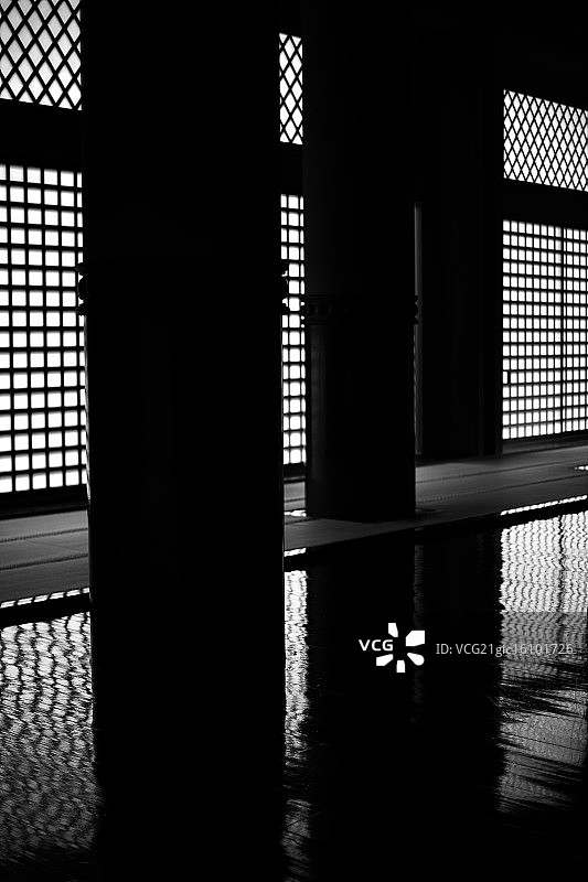 高野山黑白风光 I图片素材