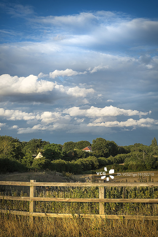 阿尔雷斯福德附近的埃塞克斯乡村图片素材