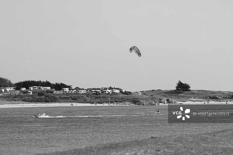 风筝冲浪图片素材