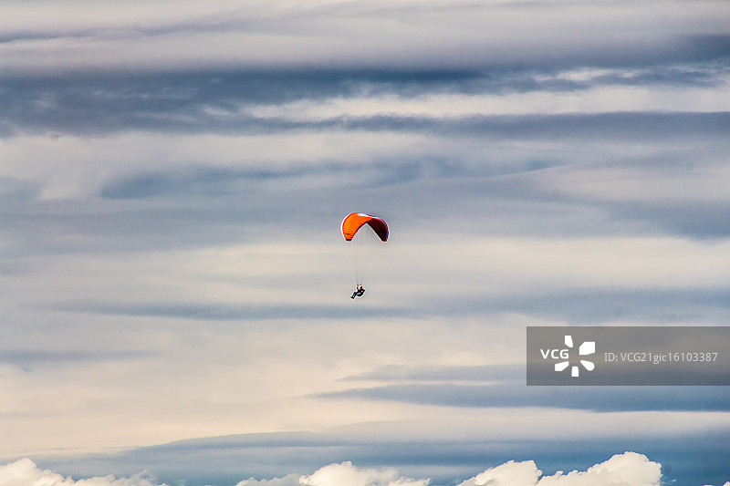 滑翔伞图片素材