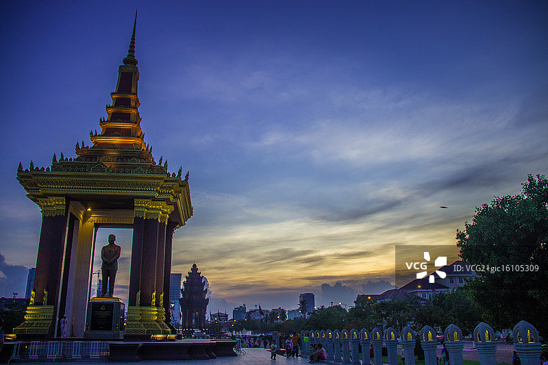 独立纪念碑图片素材