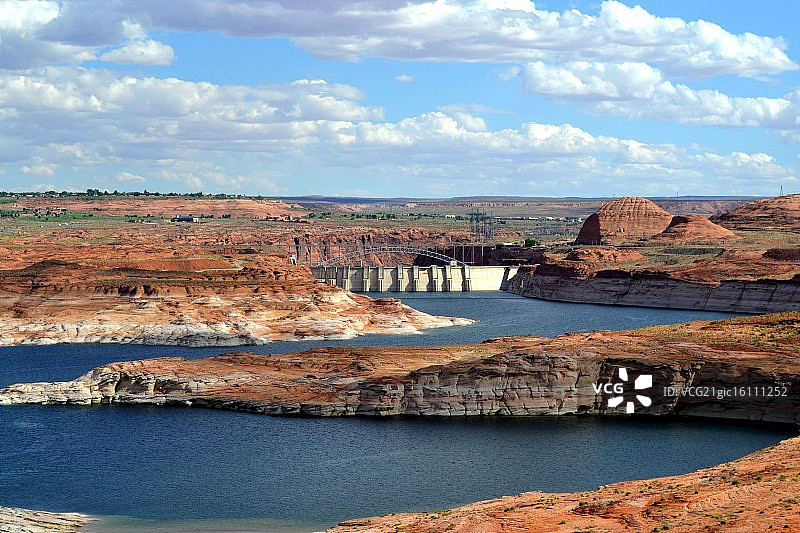 鲍威尔湖观景点图片素材