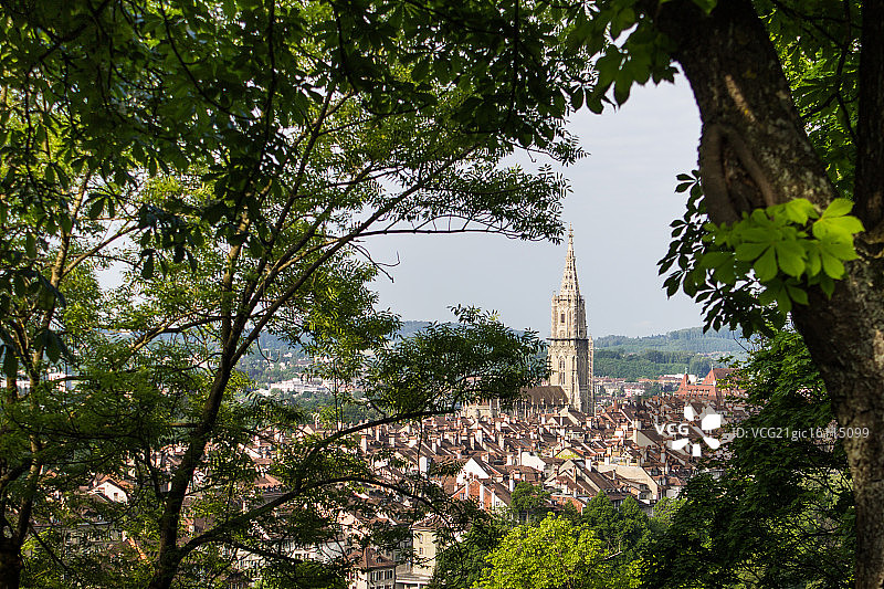 俯瞰瑞士伯尔尼图片素材