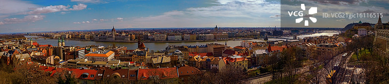 渔人堡眺望布达佩斯图片素材