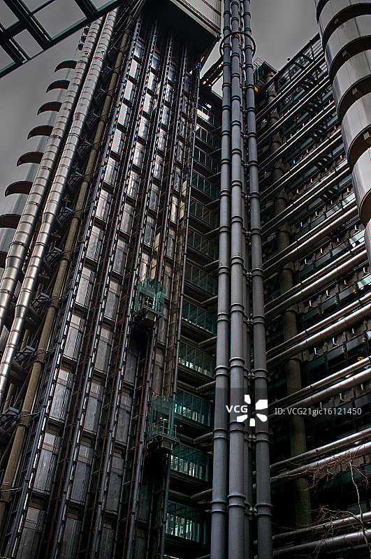 彩色劳埃德大厦图片素材