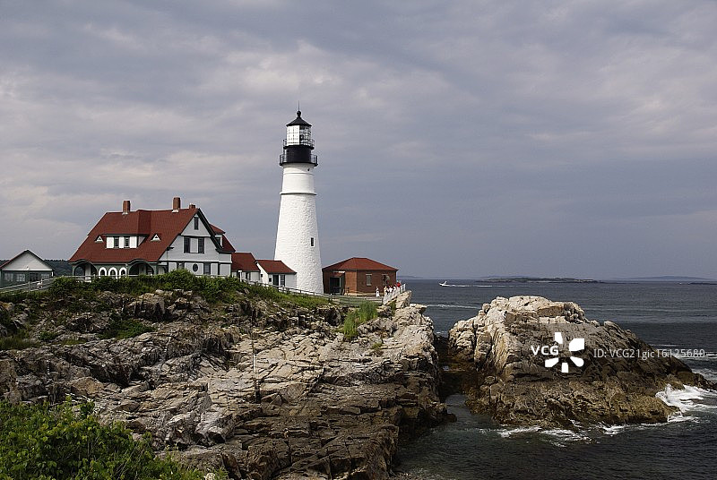 波特兰灯塔图片素材