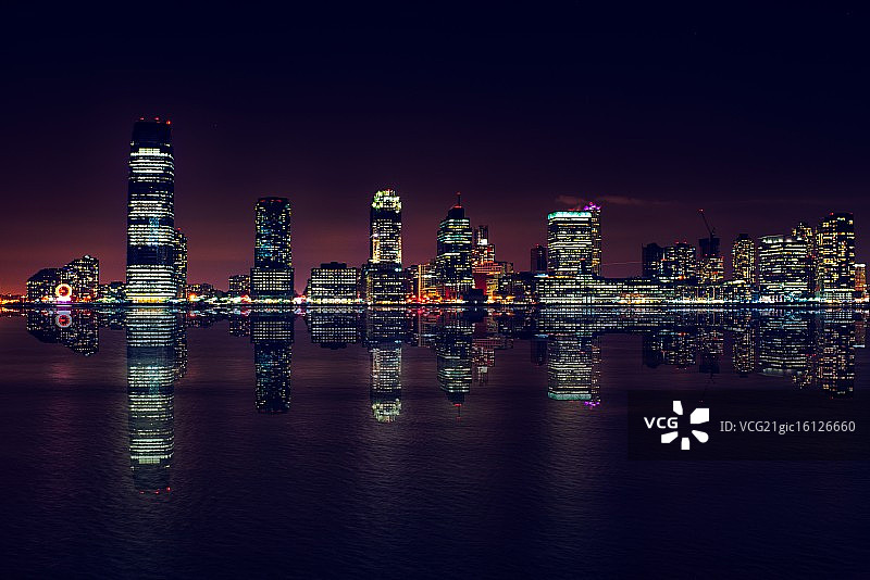 泽西市灯光图片素材