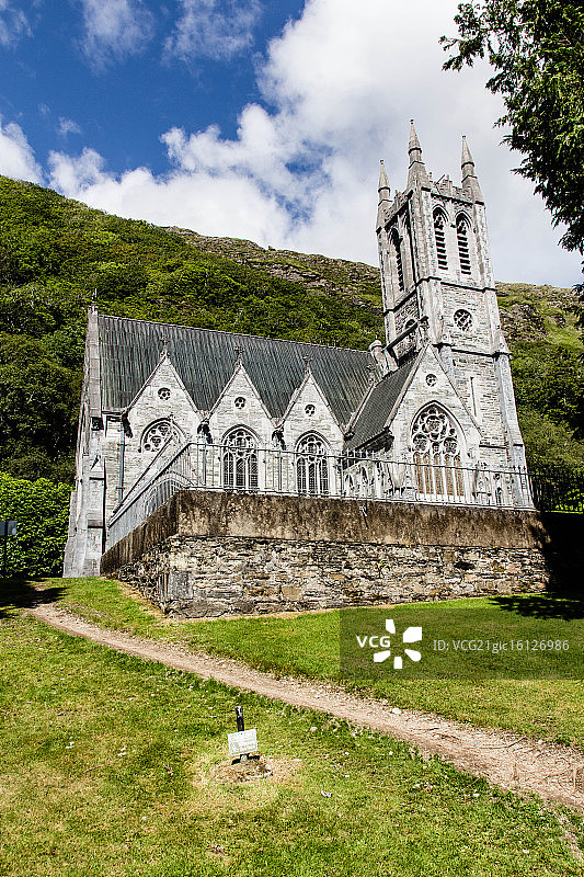 凯尔莫尔修道院哥特式教堂图片素材