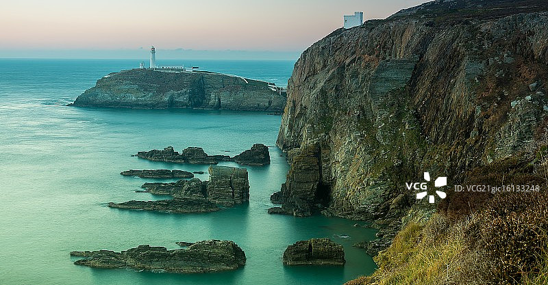 霍利黑德 - 南斯塔克灯塔图片素材