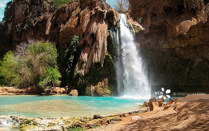 哈瓦苏瀑布图片素材