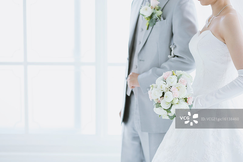 日本新娘和新郎图片素材