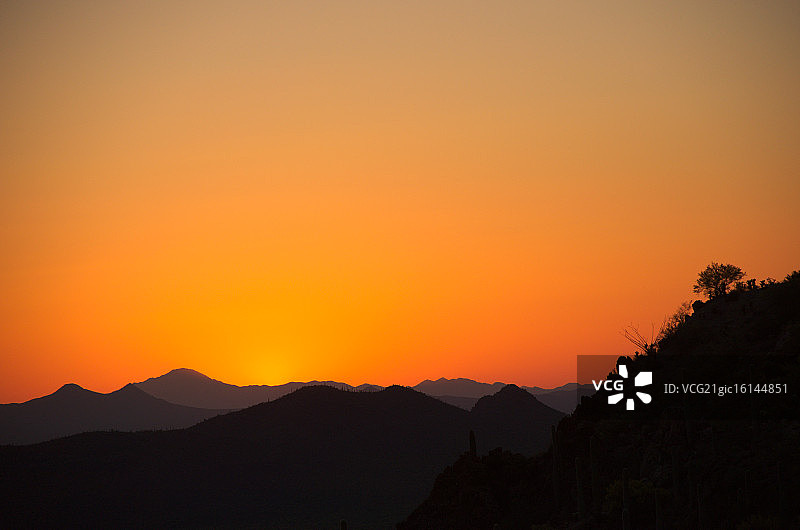 图森日落图片素材