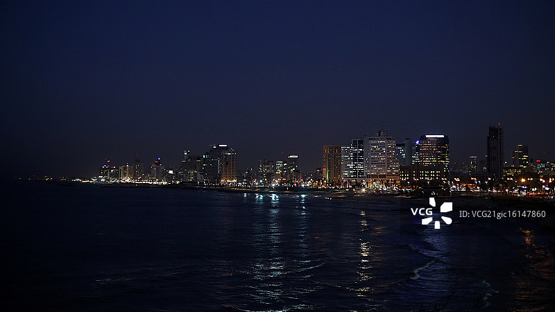 特拉维夫夜景图片素材