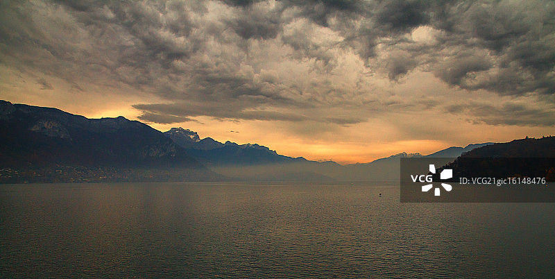 阿讷西湖图片素材