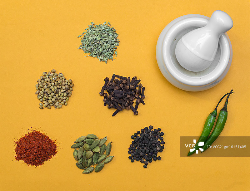 印度香料图片素材