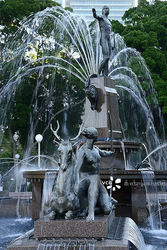 阿奇博尔德喷泉图片素材