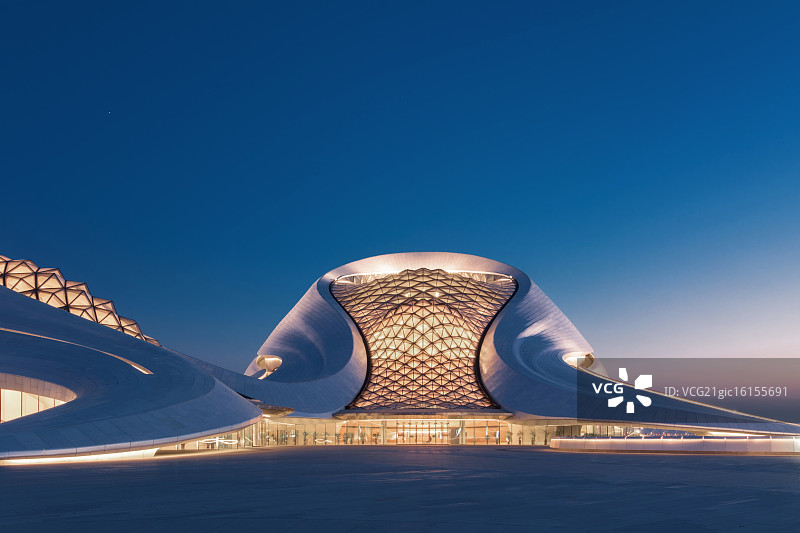 哈尔滨大剧院外观图片素材