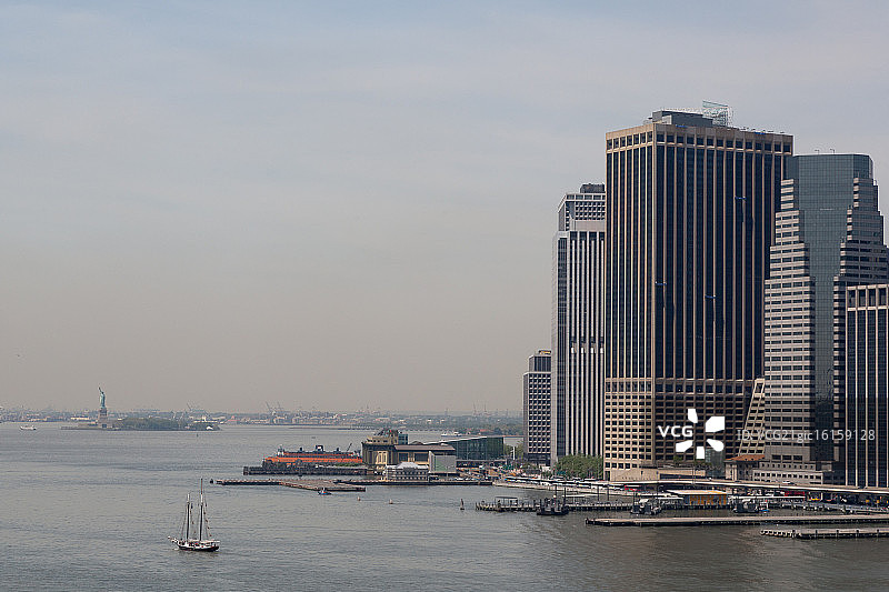 纽约炮台公园图片素材