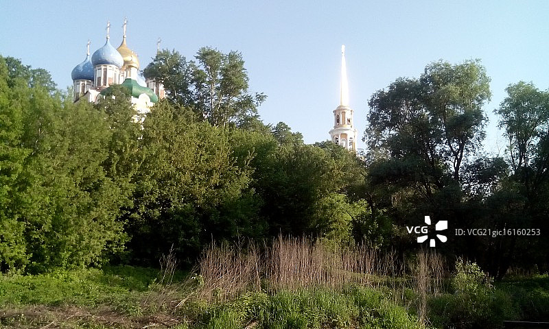 梁赞克里姆林宫图片素材