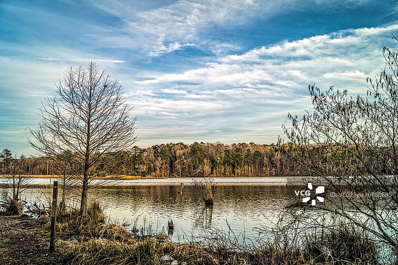 冬季的贝斯湖图片素材