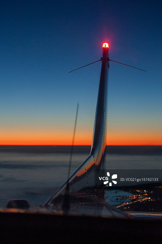 半月湾日落图片素材