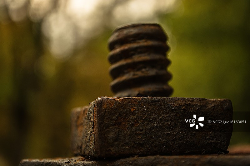 生锈的螺栓图片素材