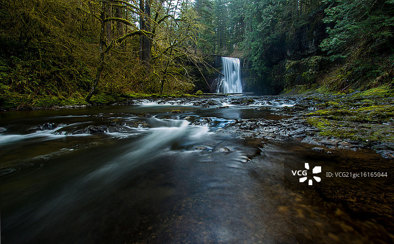 北瀑布上游图片素材