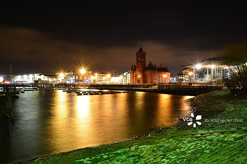 加的夫湾威尔士议会图片素材