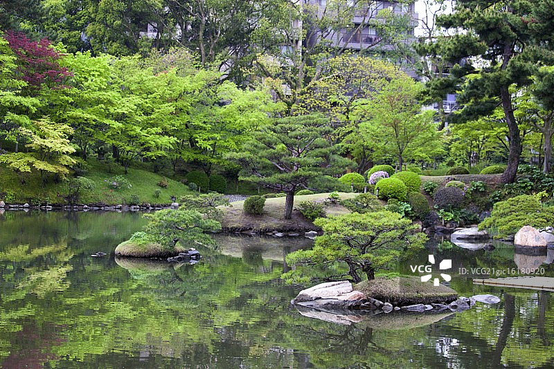 日式花园图片素材