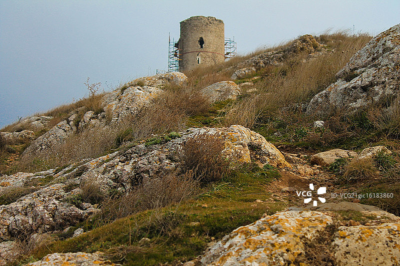 克里米亚巴拉克拉瓦风光图片素材