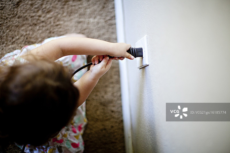 拔掉插头图片素材