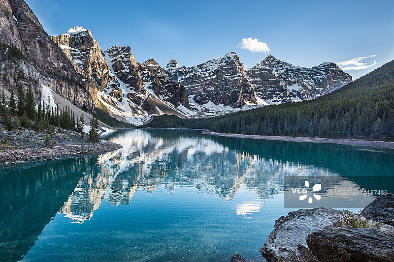 冰碛湖图片素材