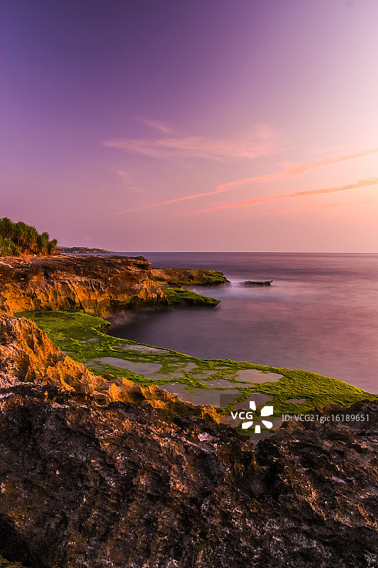 印度尼西亚蓝梦岛日落图片素材