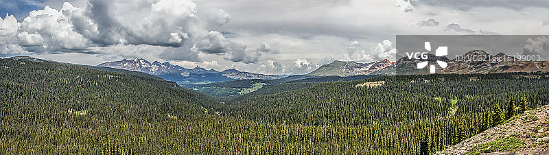 博拉姆山口全景图片素材