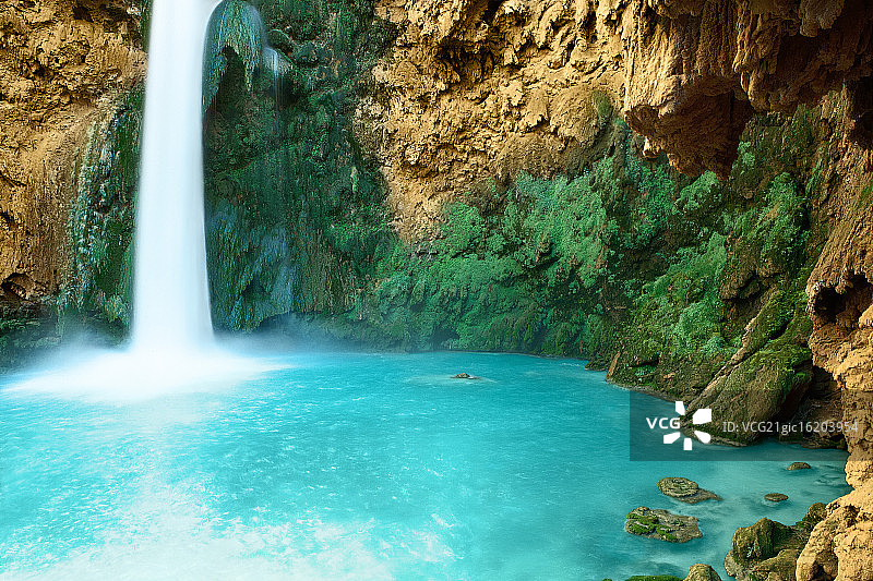 穆尼瀑布图片素材