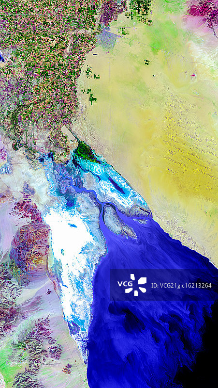 科罗拉多河三角洲图片素材