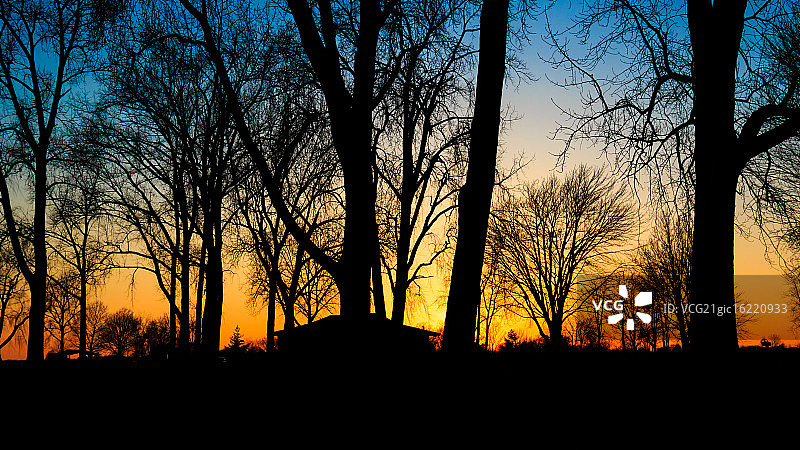 森林小屋图片素材