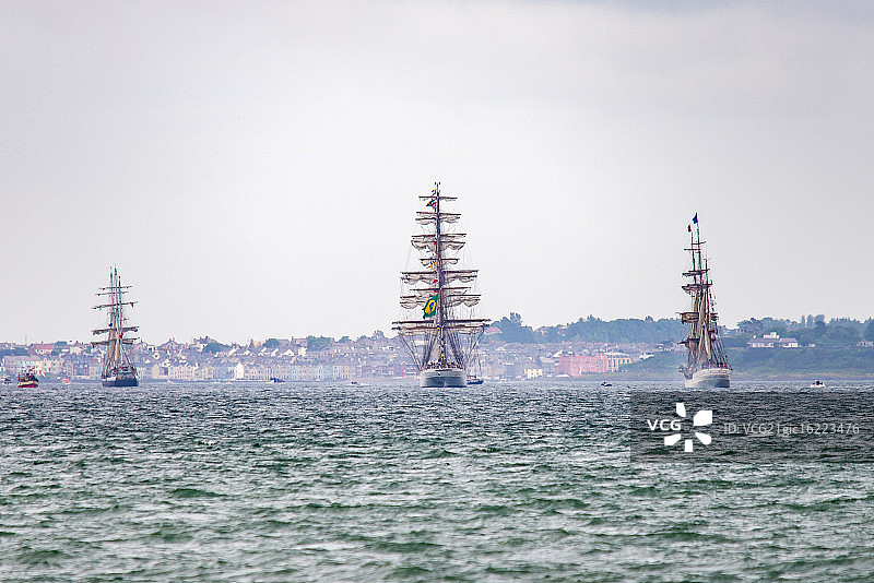 卡里克弗格斯的高桅帆船图片素材