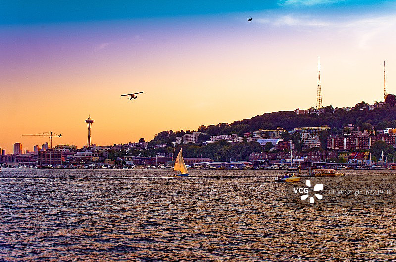 联合湖图片素材