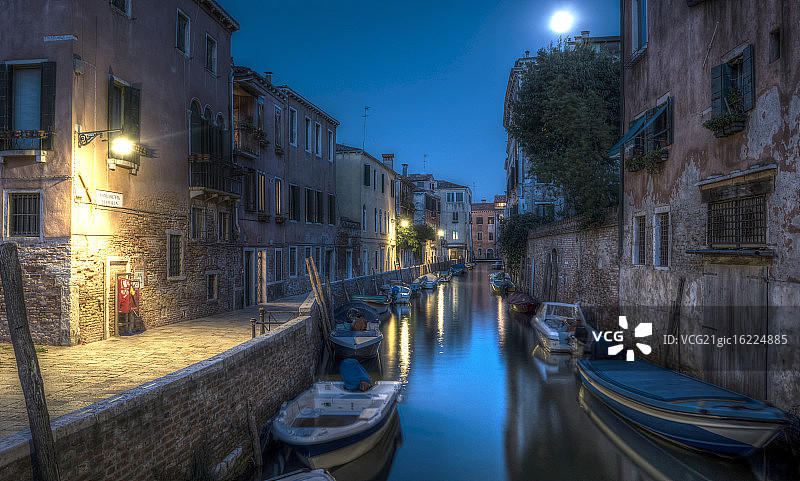 威尼斯夜景图片素材